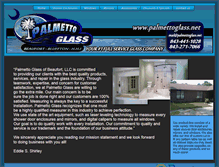 Tablet Screenshot of palmettoglass.net